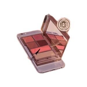 Eco Love Face Case Attach to Cell Phone Makeup Palette Natural Nudes Women's